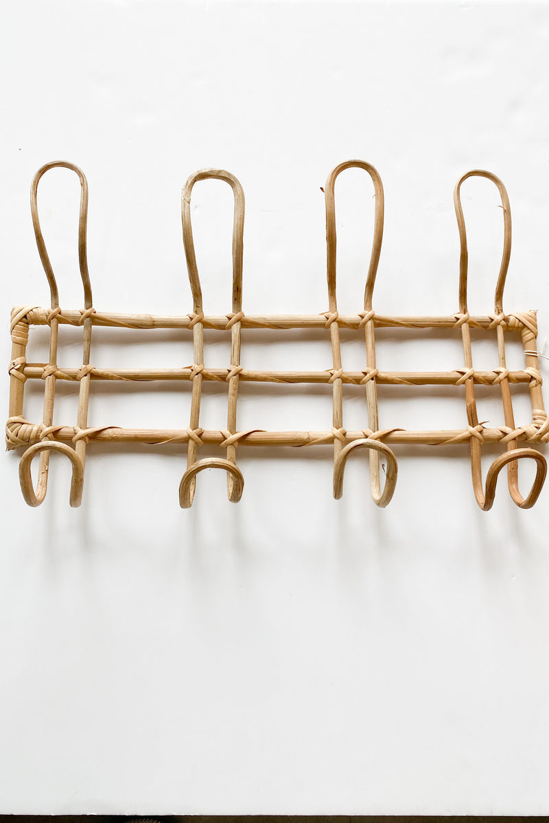 mode, rattan wall hanger hooks