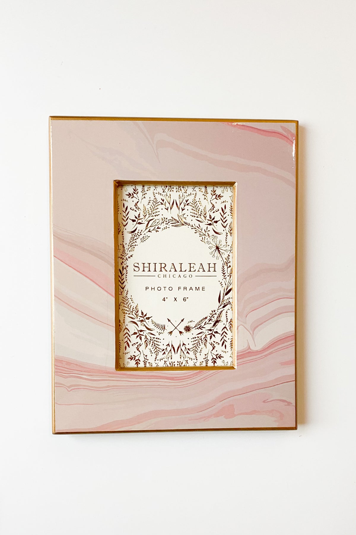 mode, redondo 4x6 frame blush