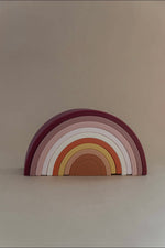 silicone rainbow stacker