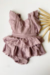 mode, baby ruffle romper