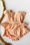 mode, baby ruffle romper