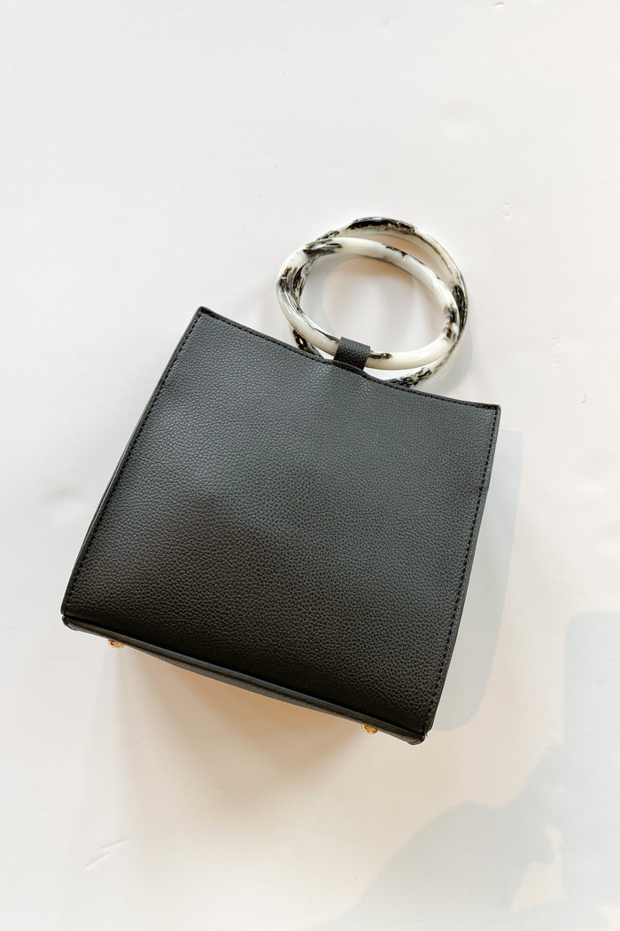 mode, marble handles bag