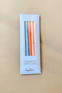 mode, twisty pen set of 4