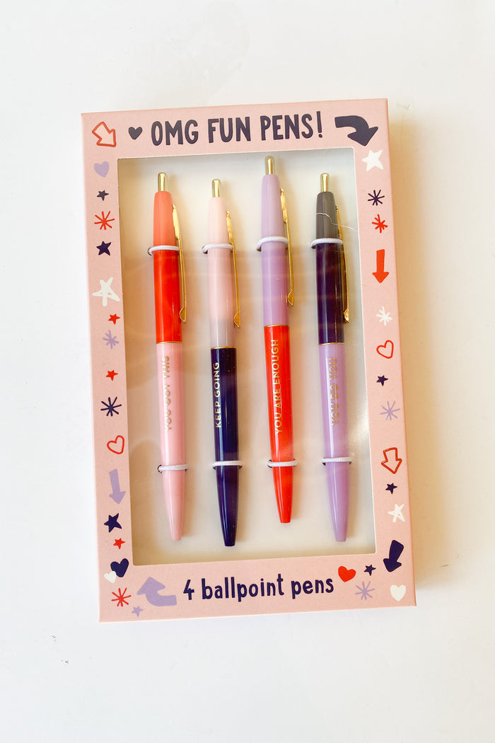 mode, motivating pens set of 4