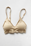 mode, deep v ribbed bralette