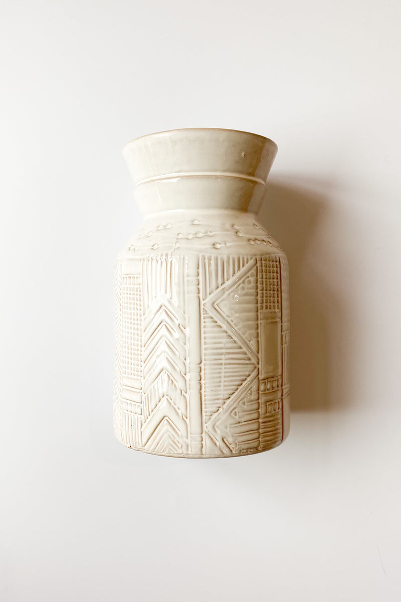 small austin vase ivory