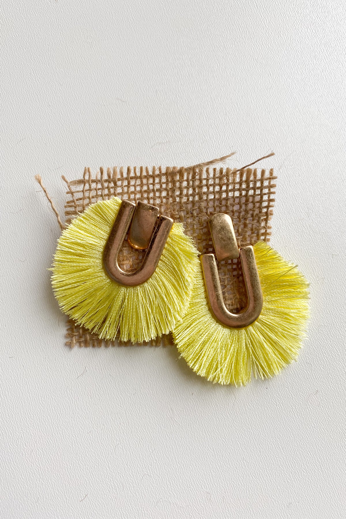 mode, U turn fringe earring