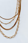 mode, layer me necklace
