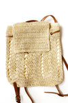 seaside straw backpack