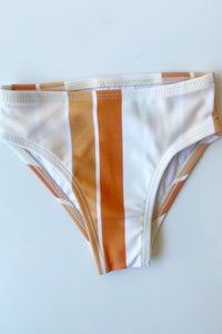 mode, retro stripe cross-back bikini
