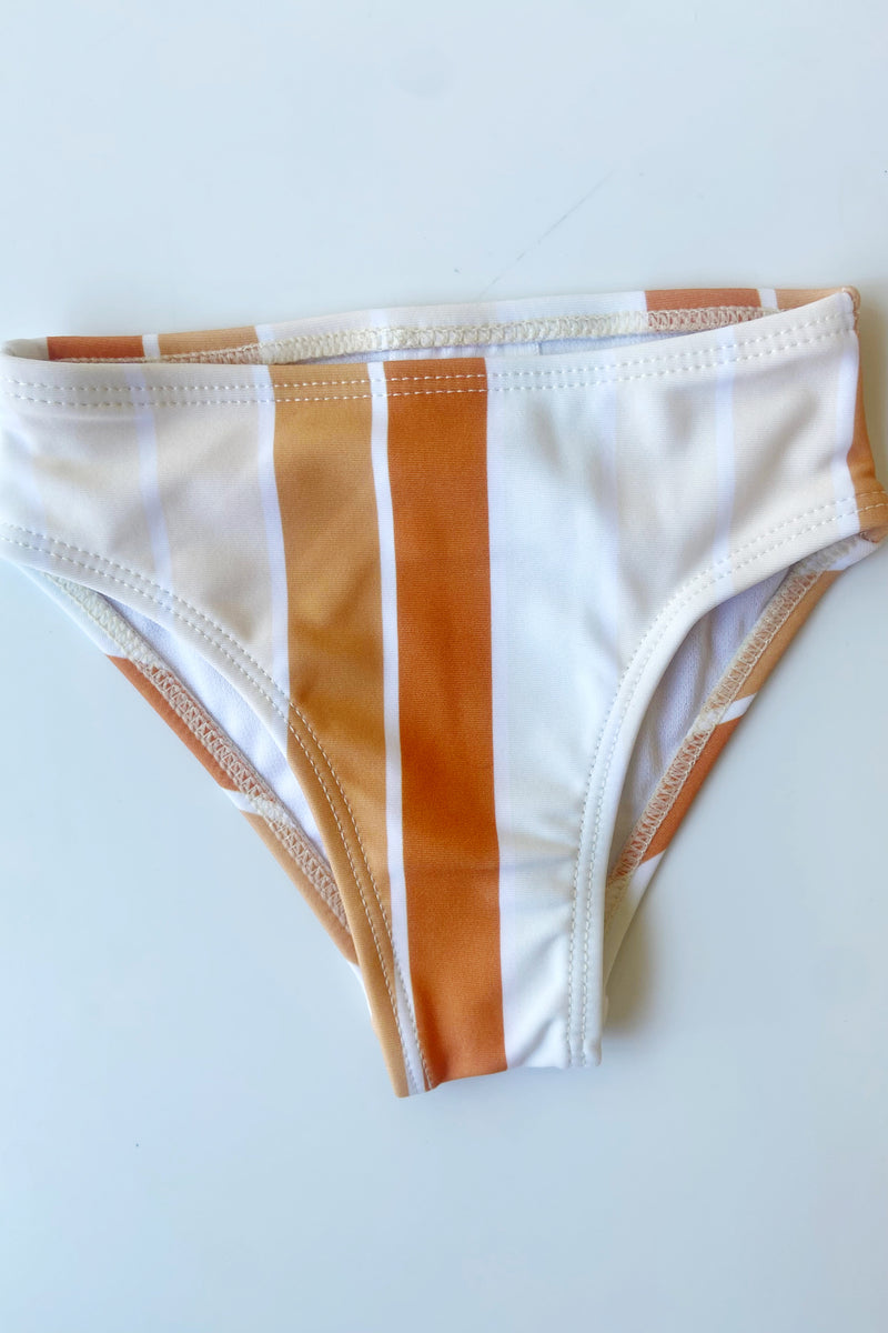 mode, retro stripe cross-back bikini