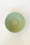 mode, ribbed stoneware bowl
