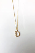 mode, sticks n stones initial necklace