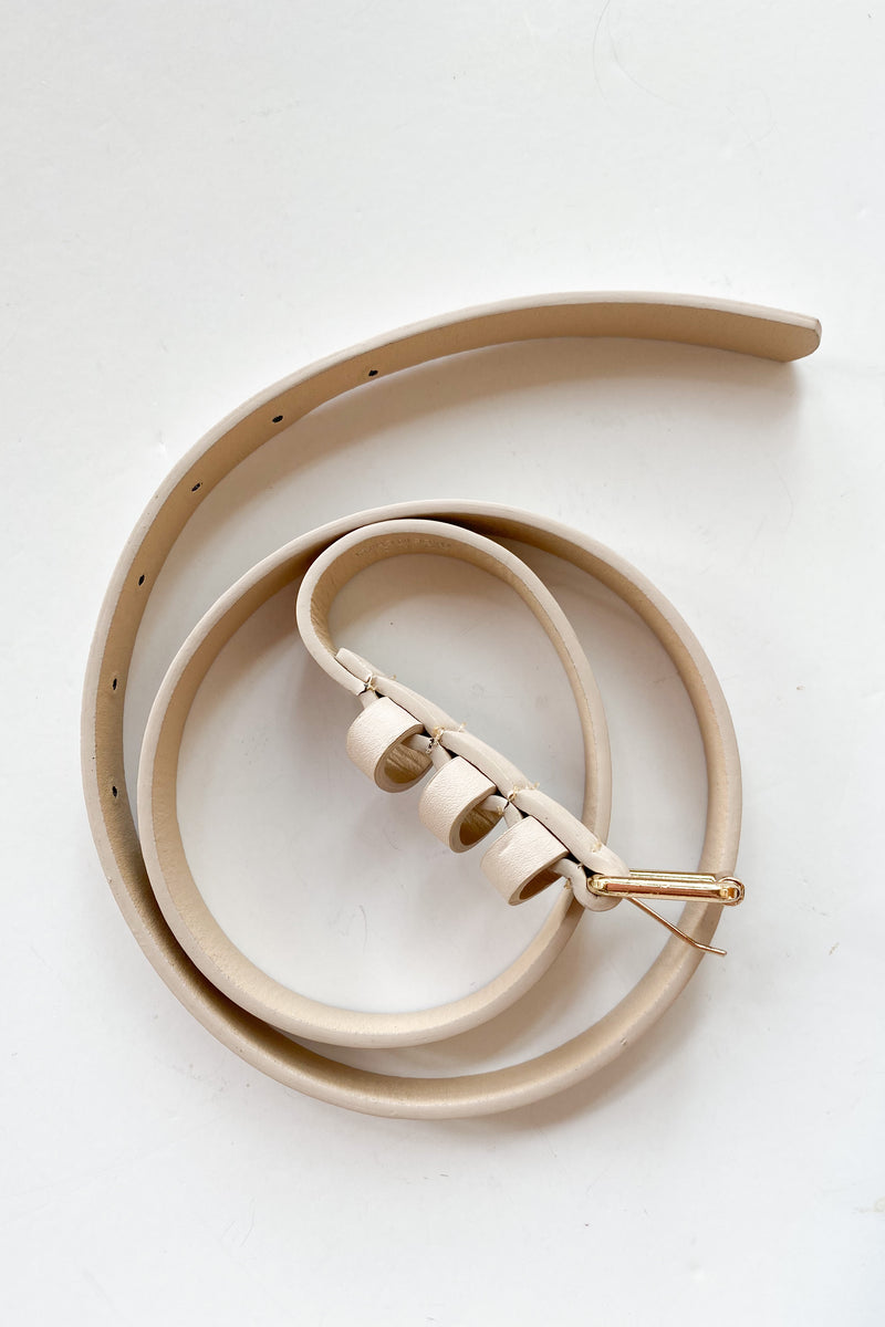 mode, triple loop belt