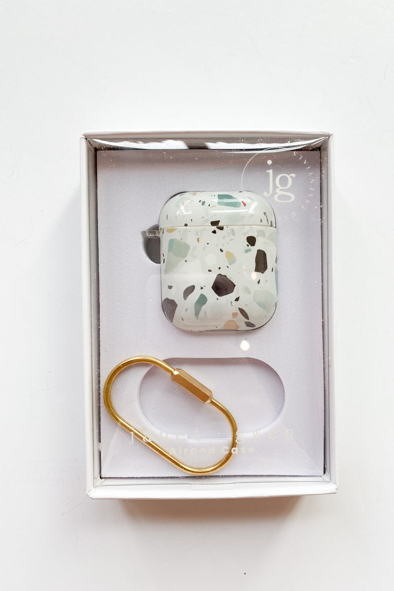 mode, terrazzo airpod (1+2) case