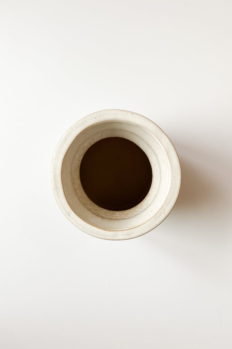 small austin vase ivory
