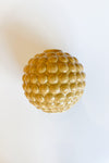 mode, round embossed stoneware vase