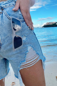 mode, sadie 2.0 front cut shorts