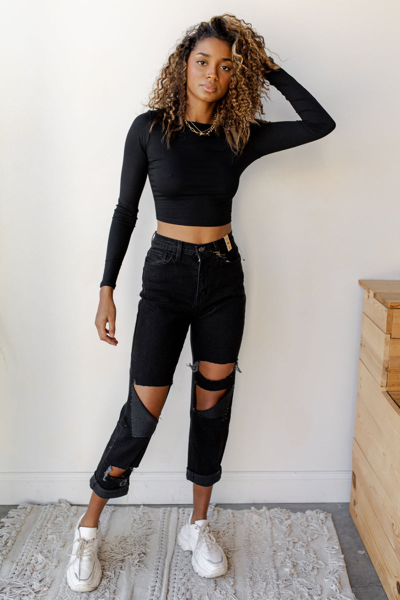 mode, every single time mom denim