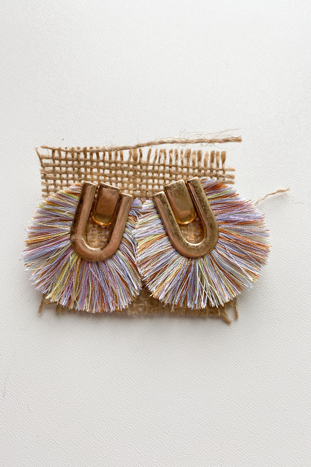 mode, U turn fringe earring