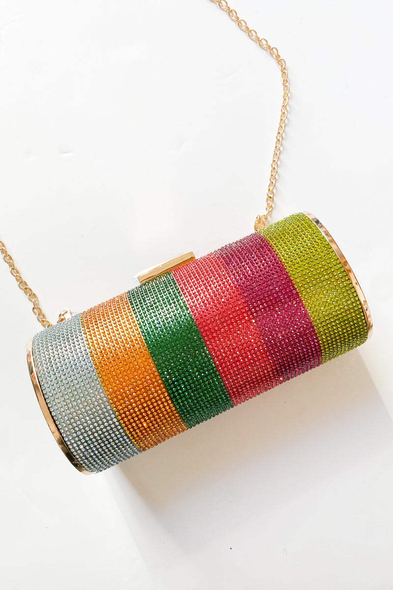 mode, colorful world clutch