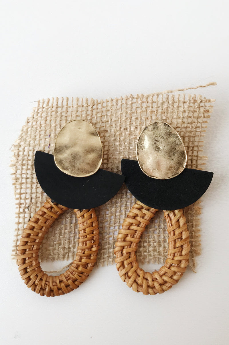 mode, somebody like you woven earring