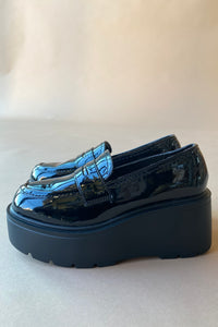 mode, zoie platform loafers