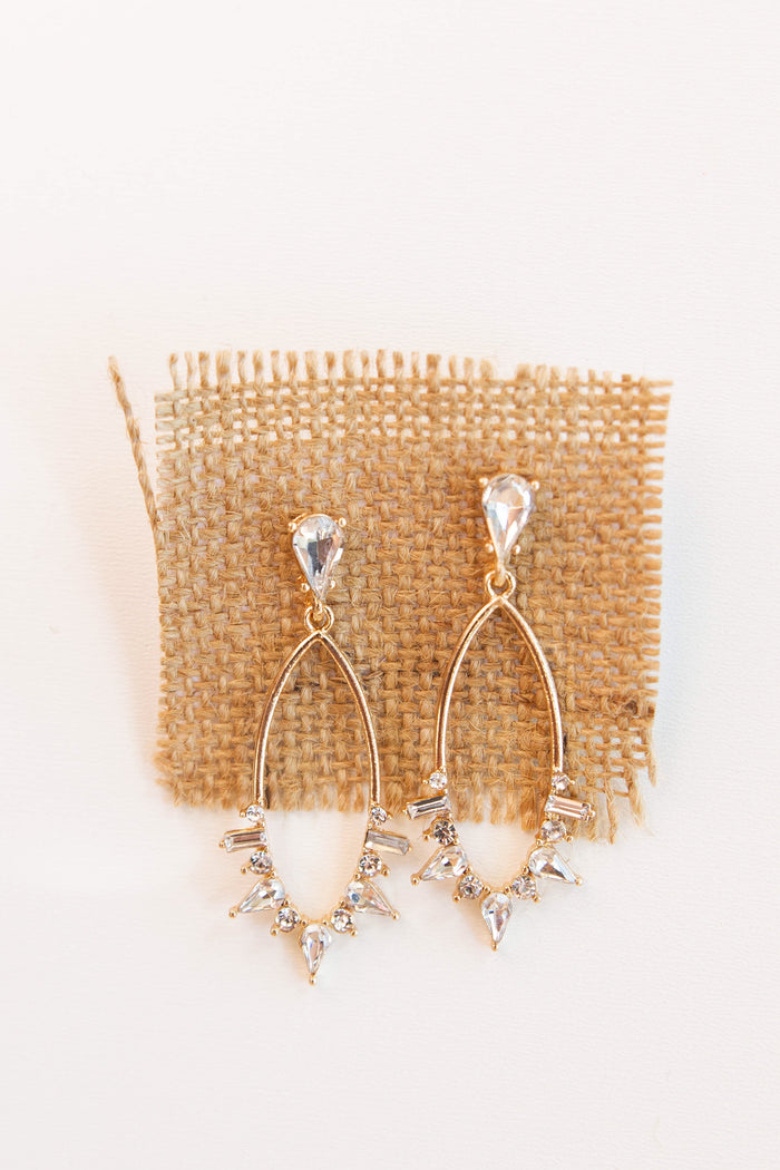 mode, simple glam earring