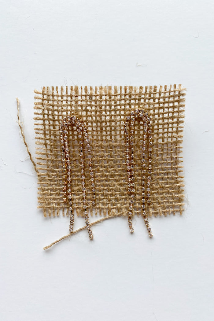 mode, simple rain earring