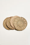 mode, seagrass coaster set of 4