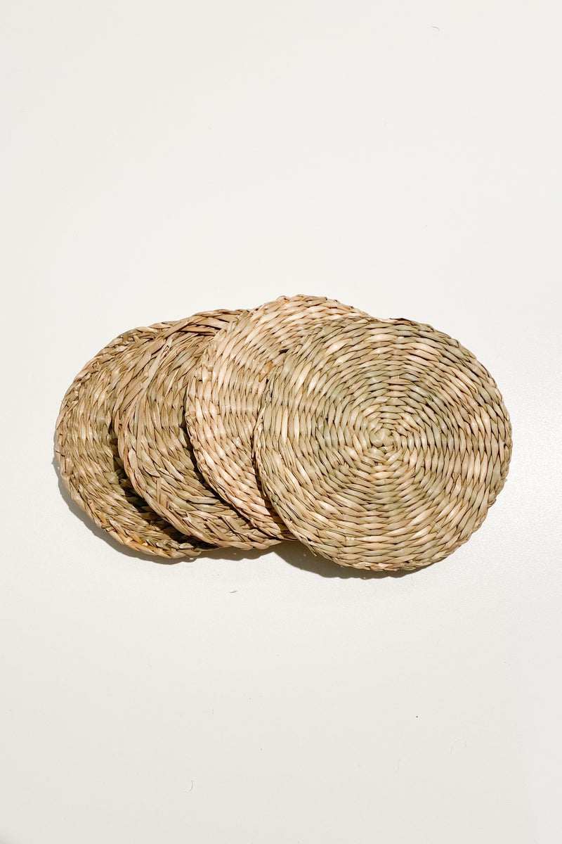 mode, seagrass coaster set of 4