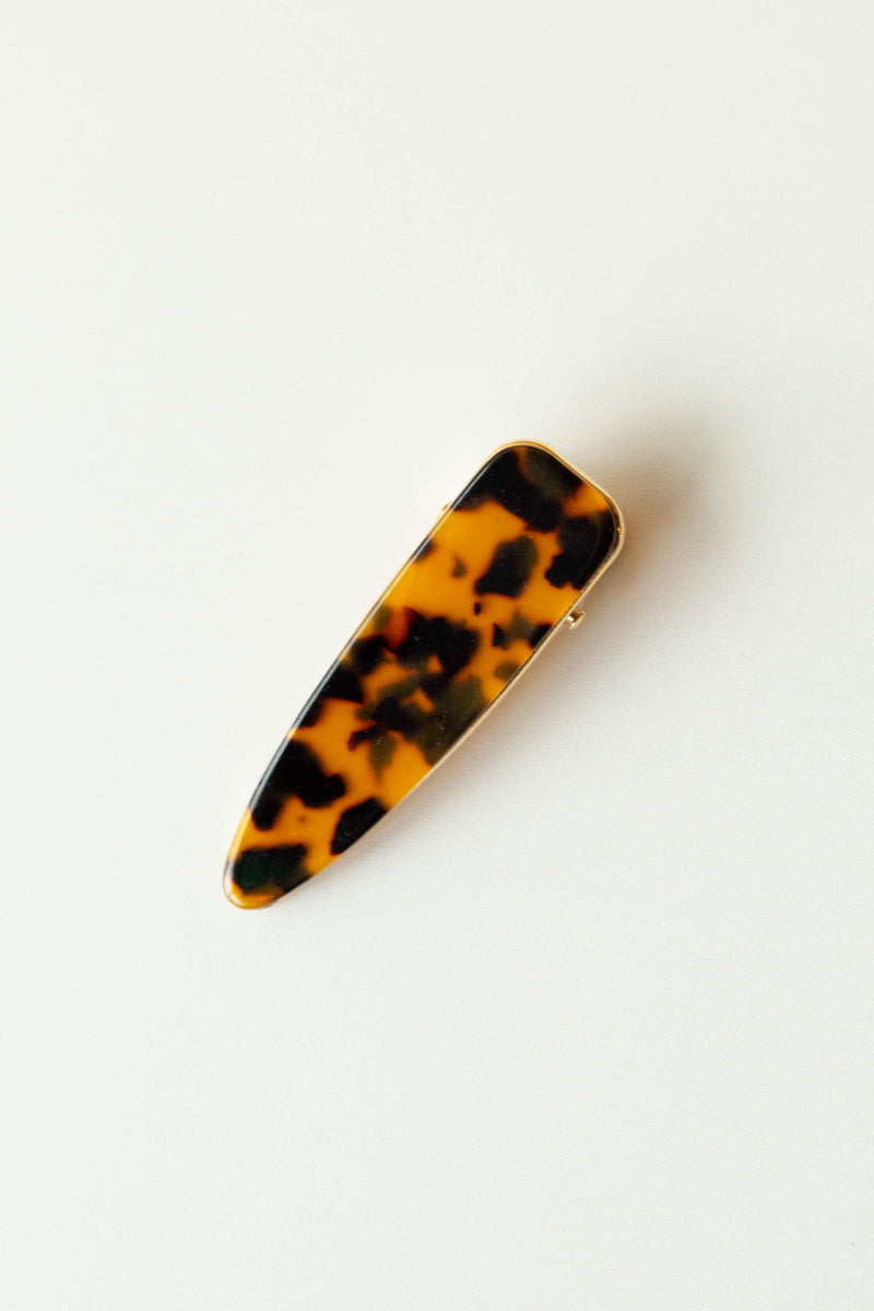 mode, solid tort hair clip