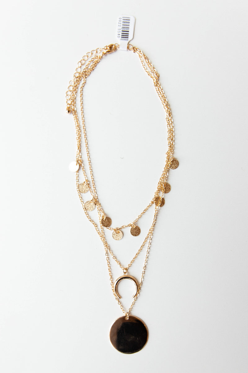 mode, Gina triple layer necklace