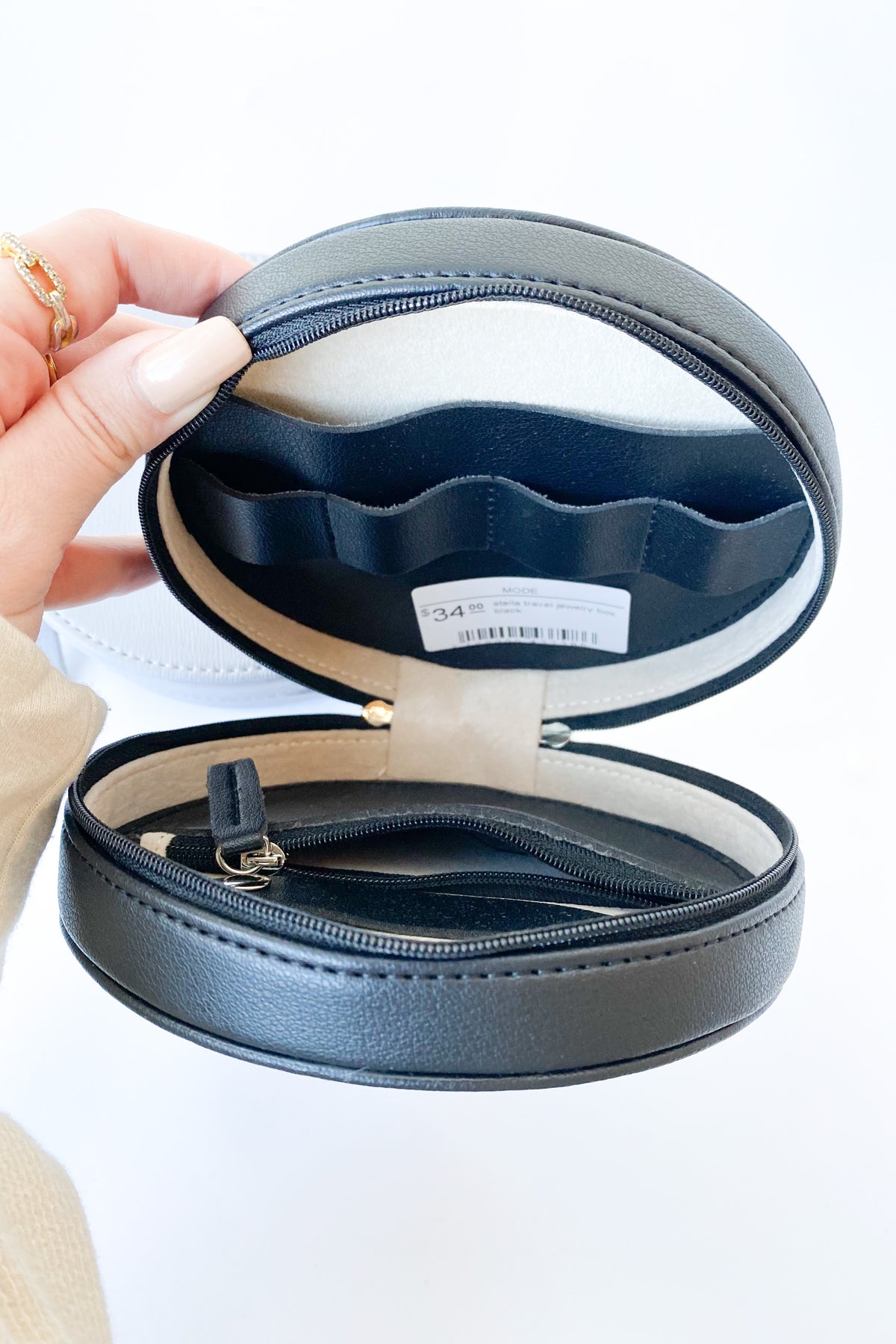 mode, stella travel jewelry box