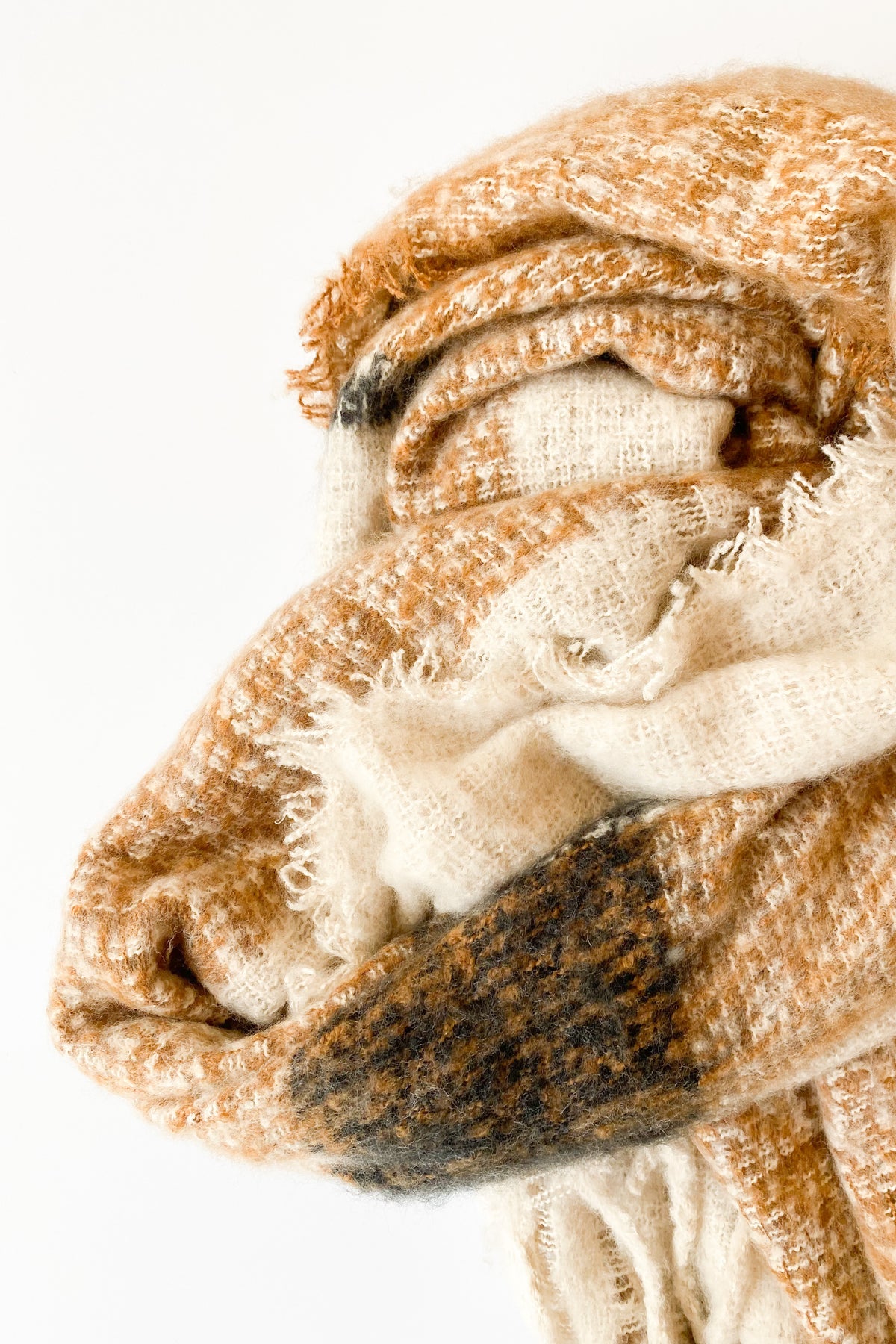 mode, petra scarf tan