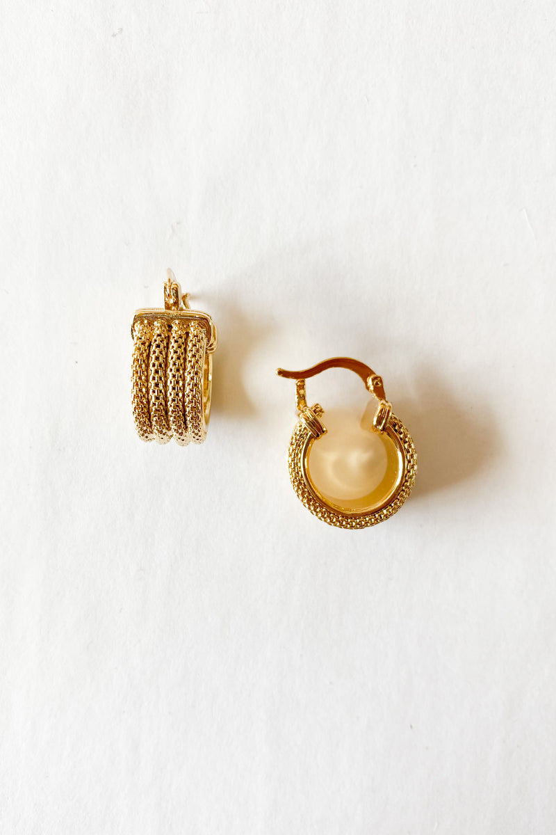 mode, caviar mini hoops