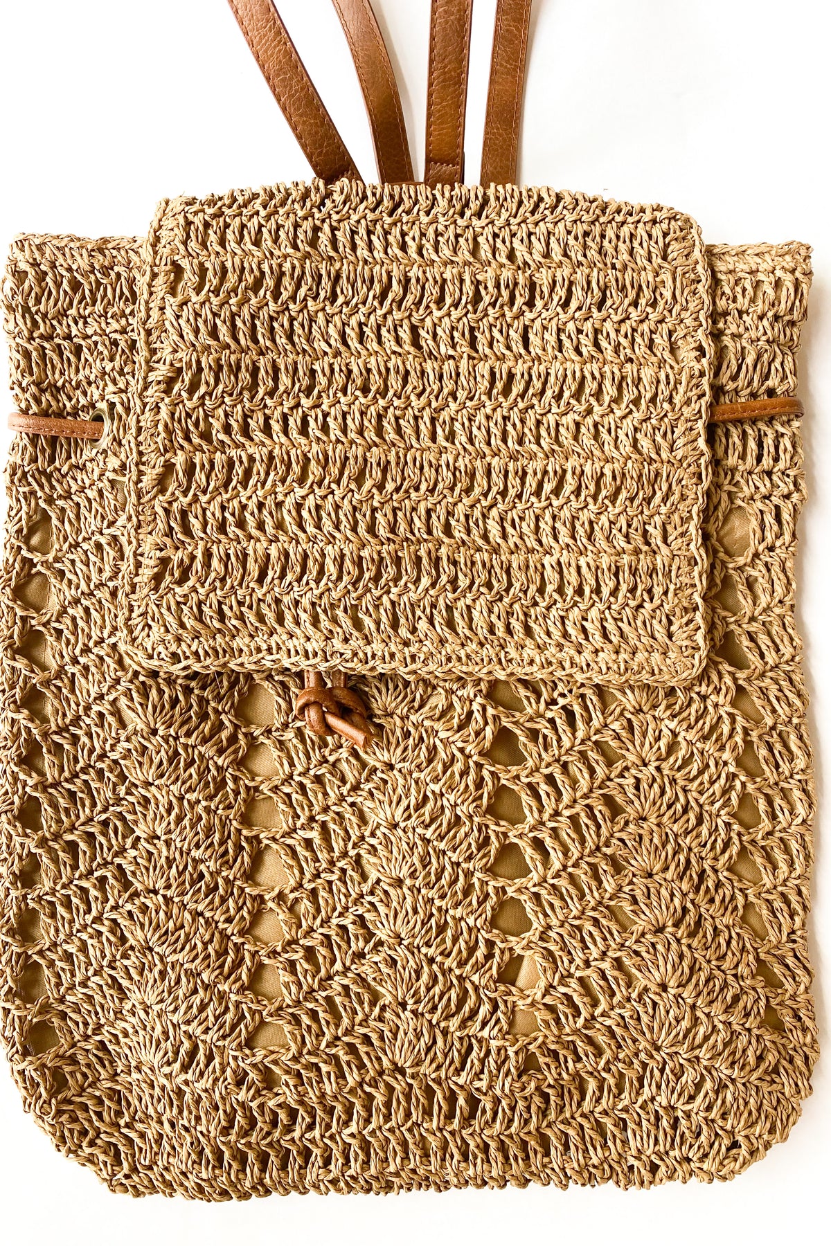 mode, seaside straw backpack