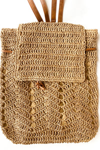 mode, seaside straw backpack