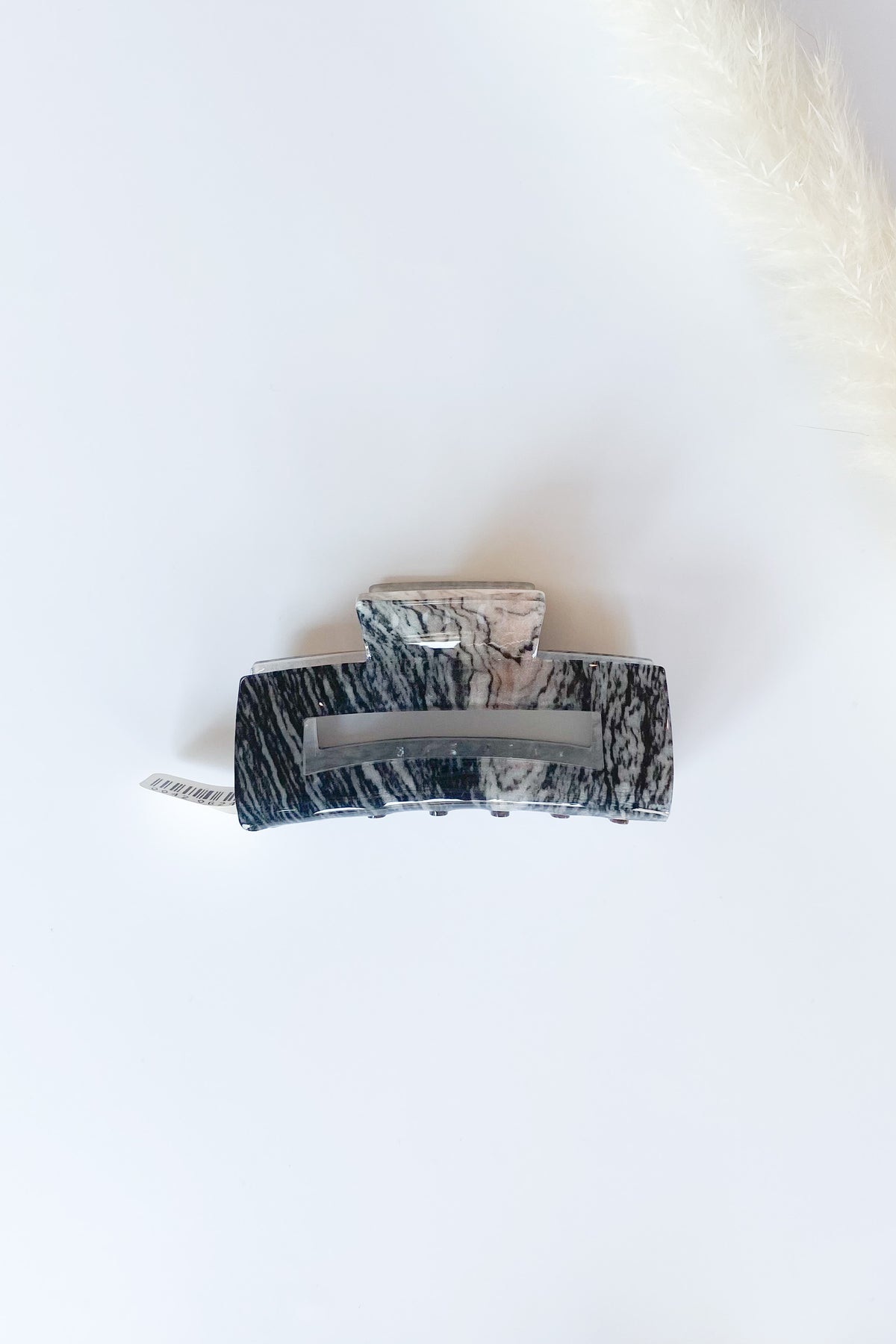 mode, marbleized hair clip