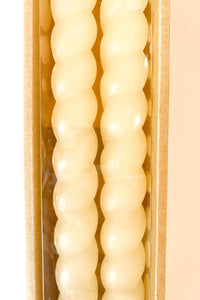 mode, 2 twisted taper candle