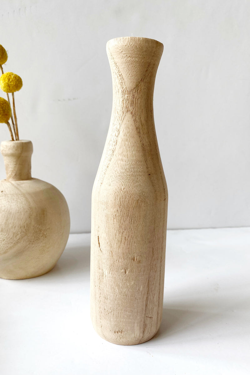 mode, paulownia wood vase