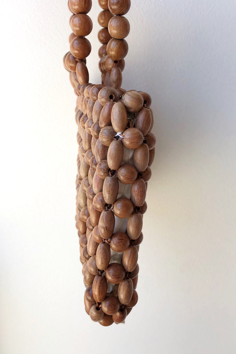 mode, under Palm trees beaded bag