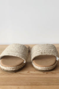 mode, I know we'll make it woven sandal