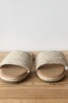 mode, I know we'll make it woven sandal