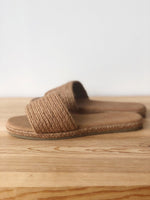 mode, I know we'll make it woven sandal