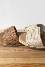 mode, I know we'll make it woven sandal