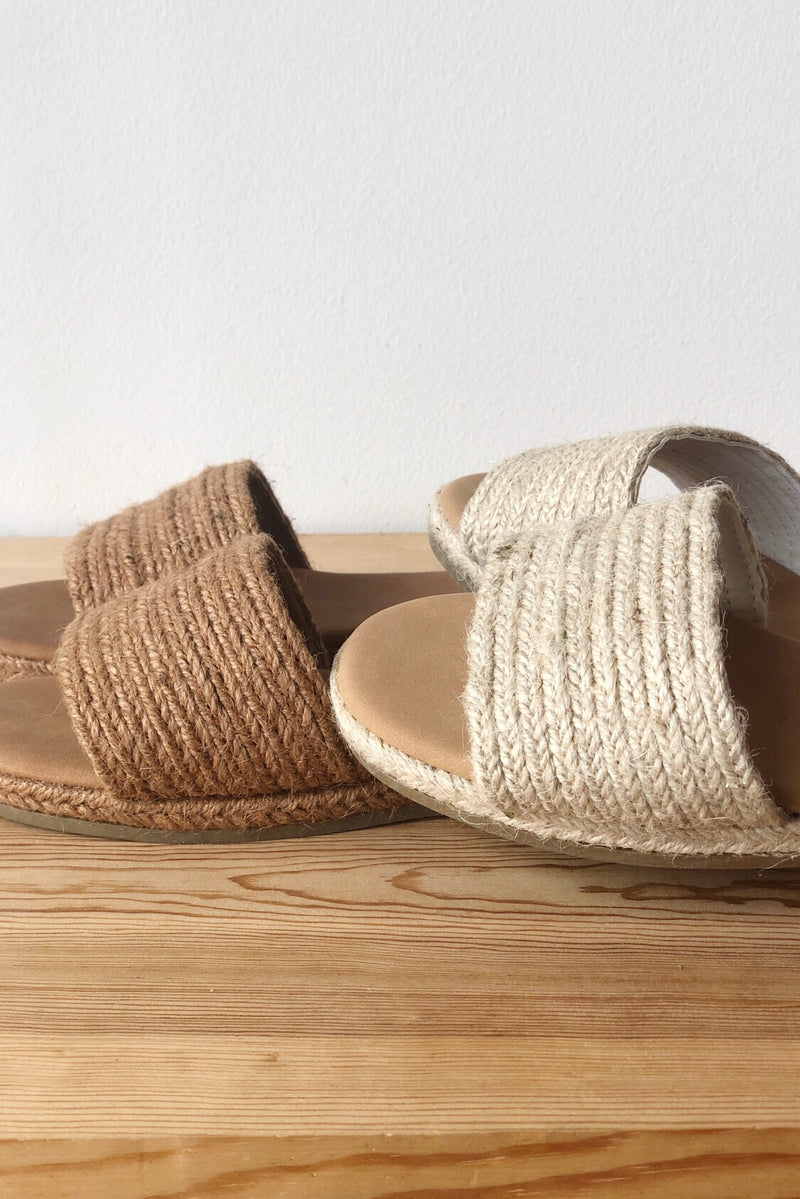 mode, I know we'll make it woven sandal