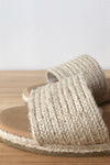 mode, I know we'll make it woven sandal