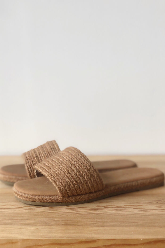 mode, I know we'll make it woven sandal