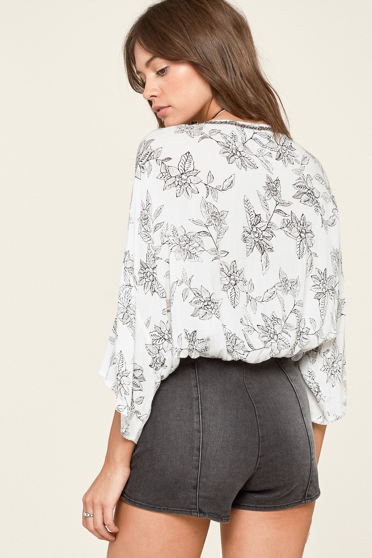 mode, moon dancer woven top